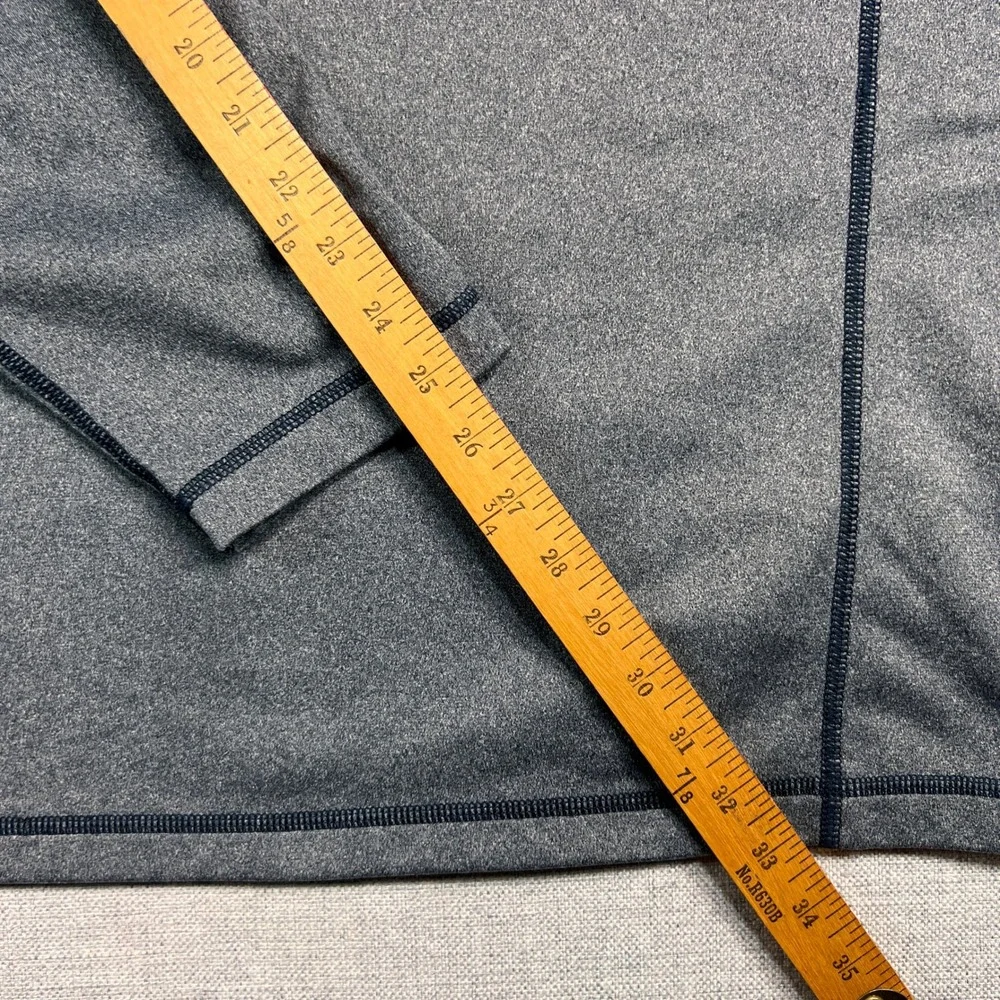The North Face 1/4 Zip Pullover Men XXL Gray Fleece Acrisure Logo Corporate Golf
